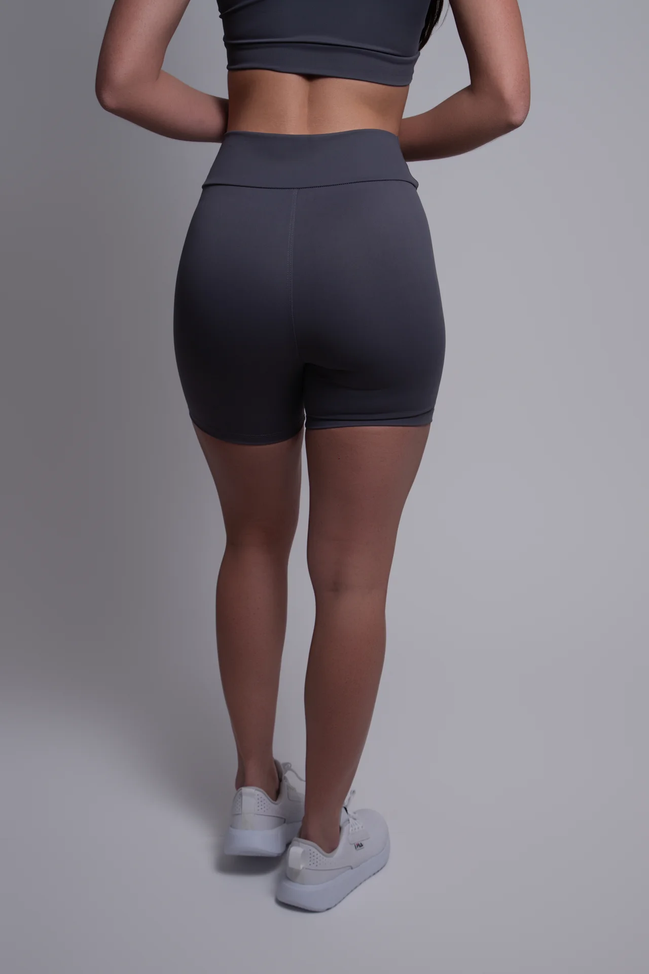 Conjunto Sculpt NEVUÉR — Cinza · costas